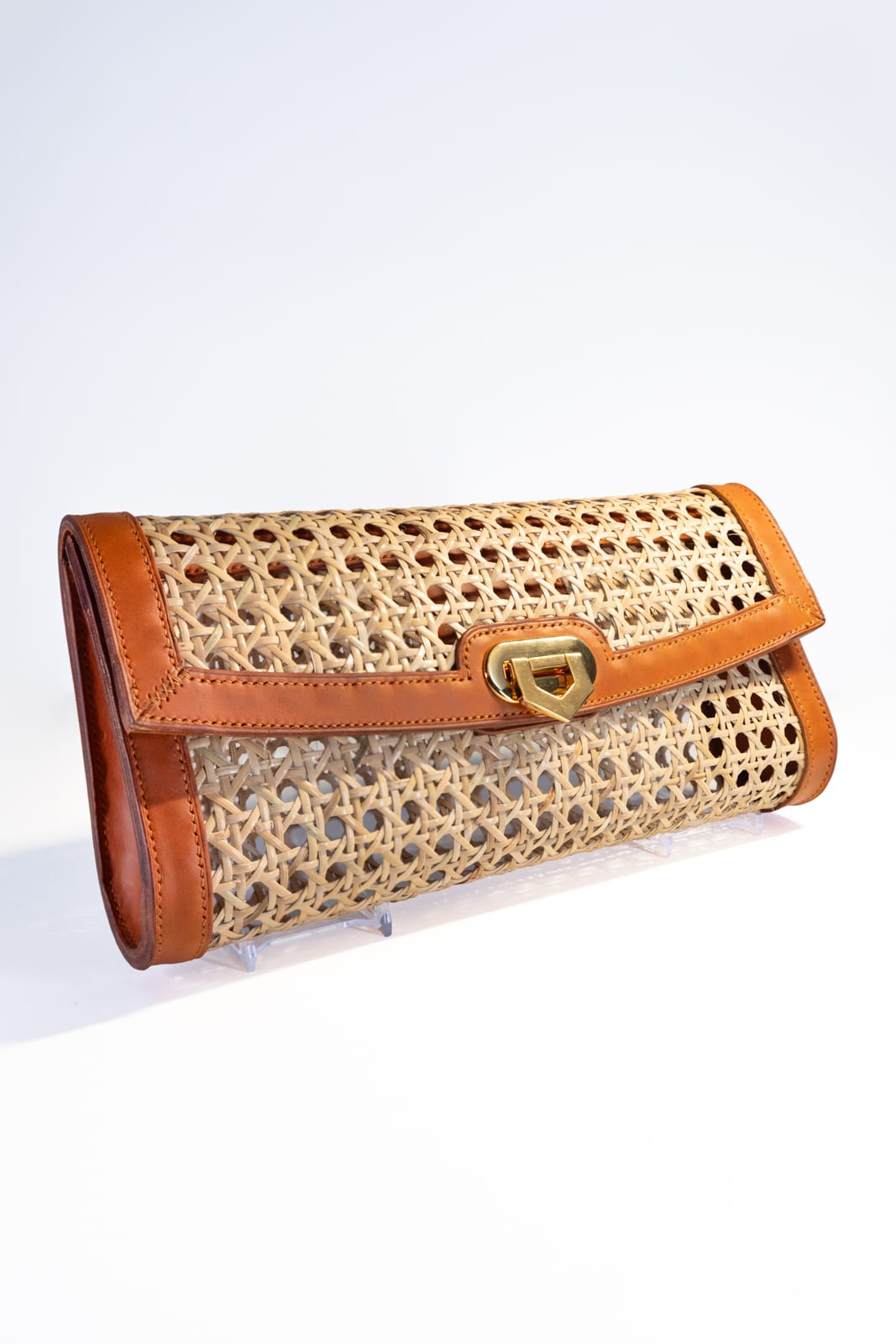 SAMPLE - The Clarendon Clutch - Rattan