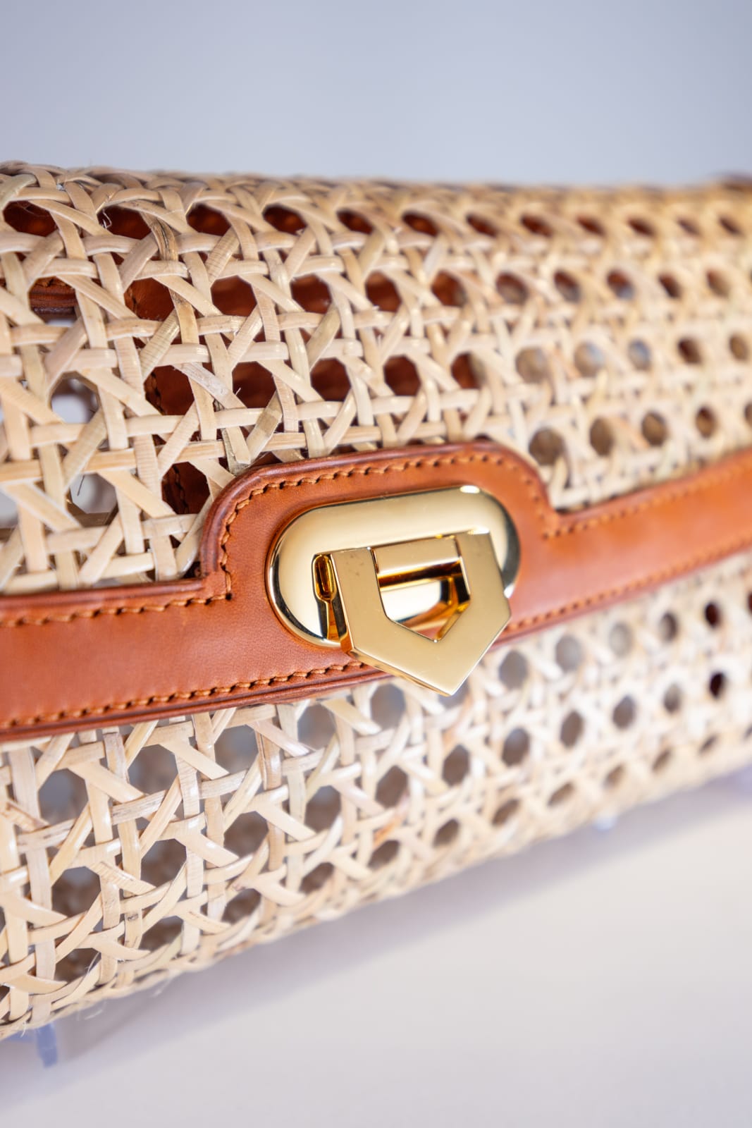 SAMPLE - The Clarendon Clutch - Rattan
