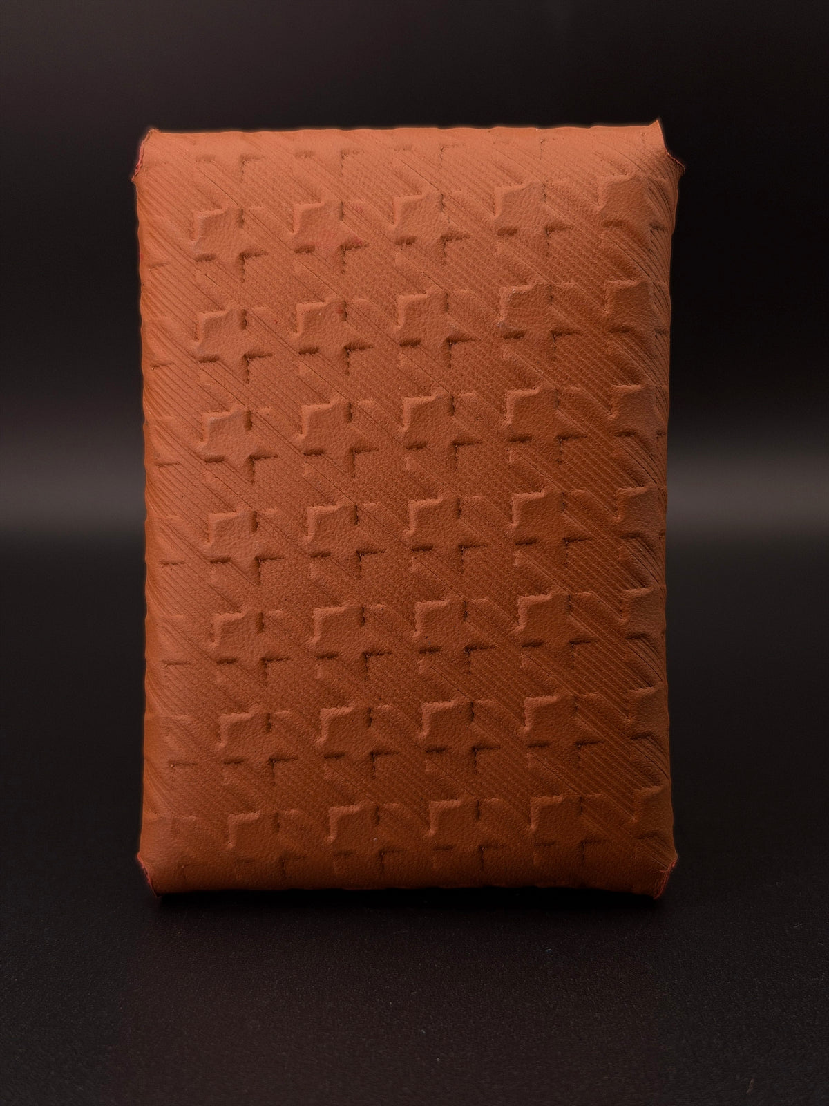 The Vert Wallet - Gold Embossed Houndstooth