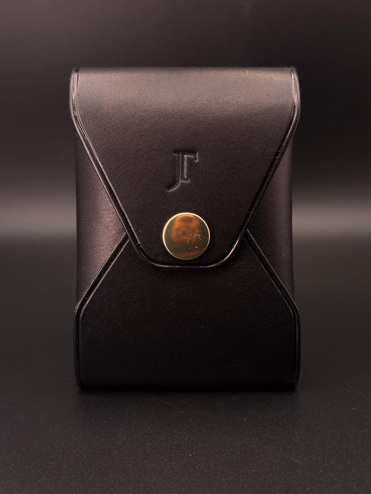The Vert Wallet - Black Smooth Cowhide