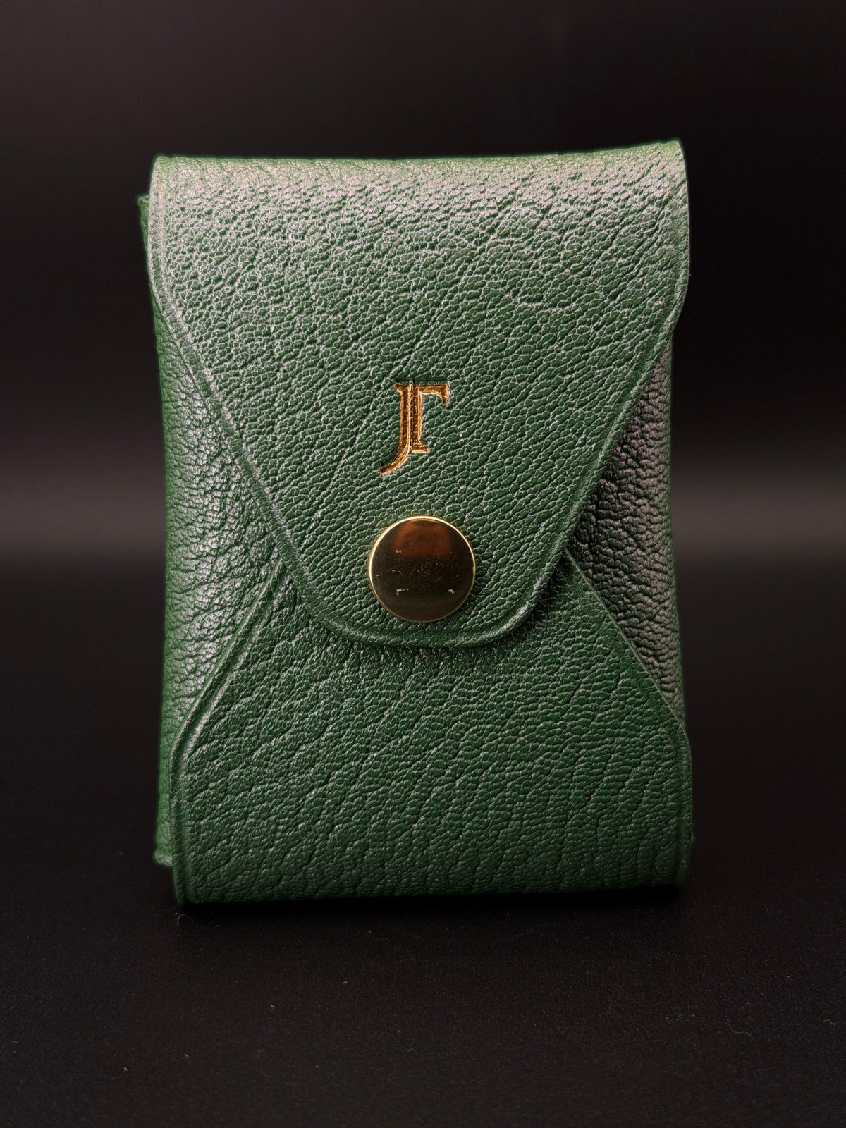 The Vert Wallet - Iridescent Cactus French Goatskin