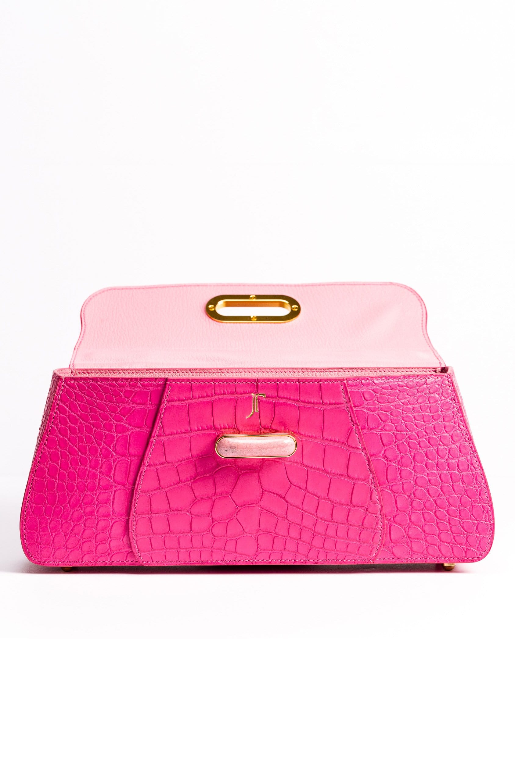 Tamagini Leather The Symphony Bag - Hot Pink American Alligator | Tamagini Leather
