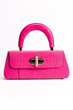 Tamagini Leather The Symphony Bag - Hot Pink American Alligator | Tamagini Leather