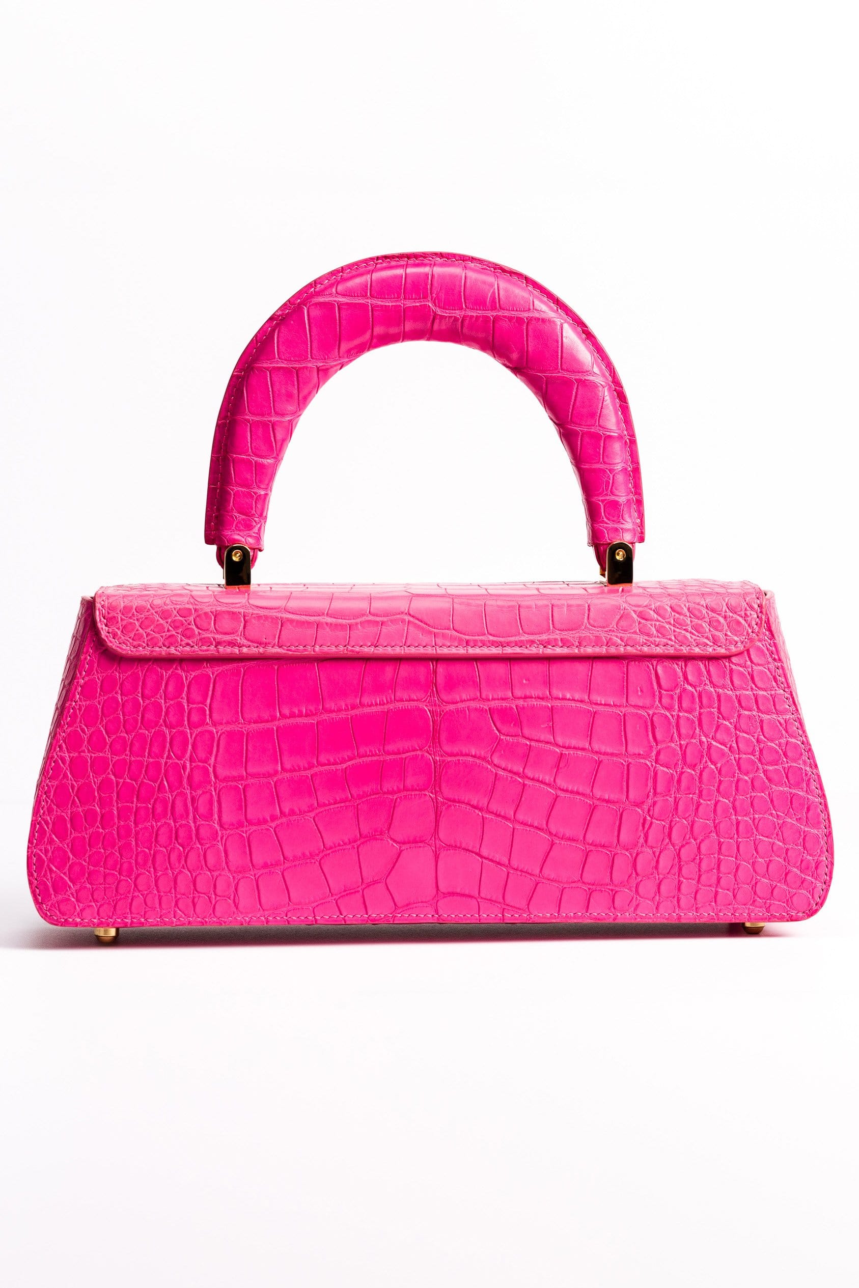 Tamagini Leather The Symphony Bag - Hot Pink American Alligator | Tamagini Leather