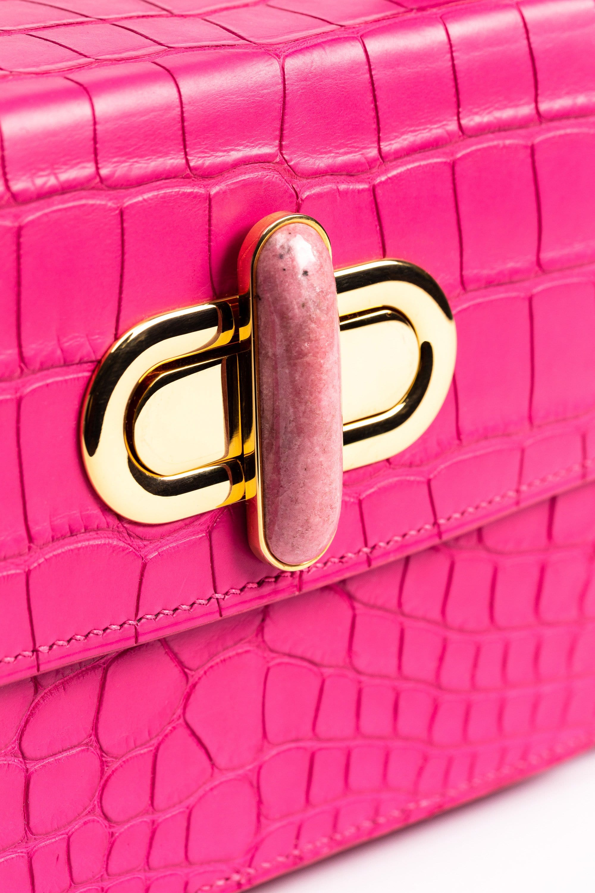 Tamagini Leather The Symphony Bag - Hot Pink American Alligator | Tamagini Leather