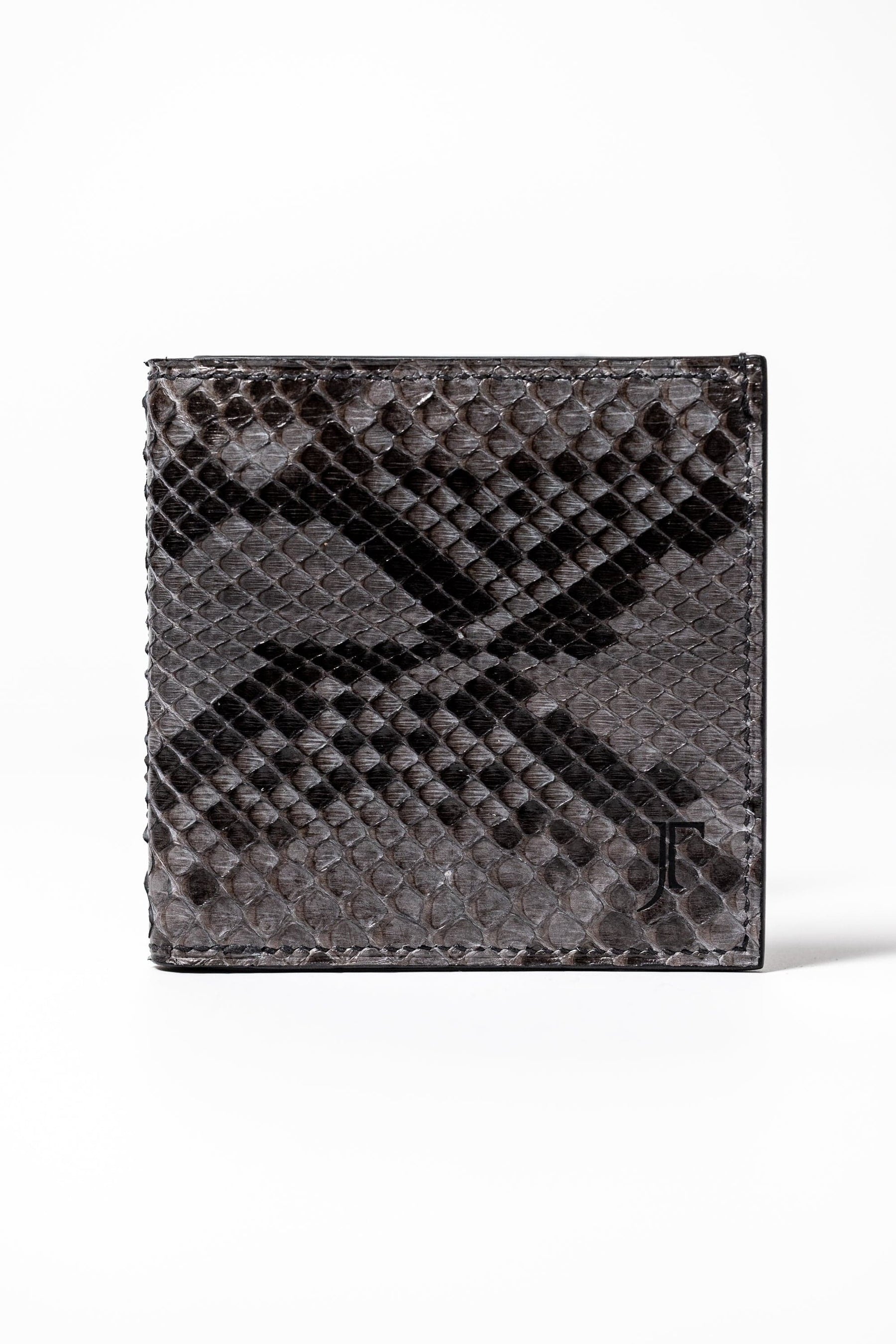 The Tremont Wallet - Black and Gray Python