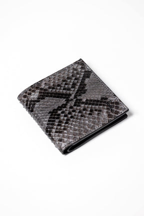 The Tremont Wallet - Black and Gray Python