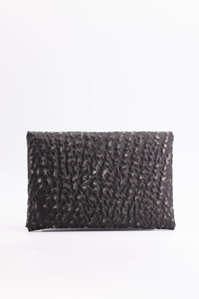 The Kenneth Envelope Card Wallet - Black and Grey Shark