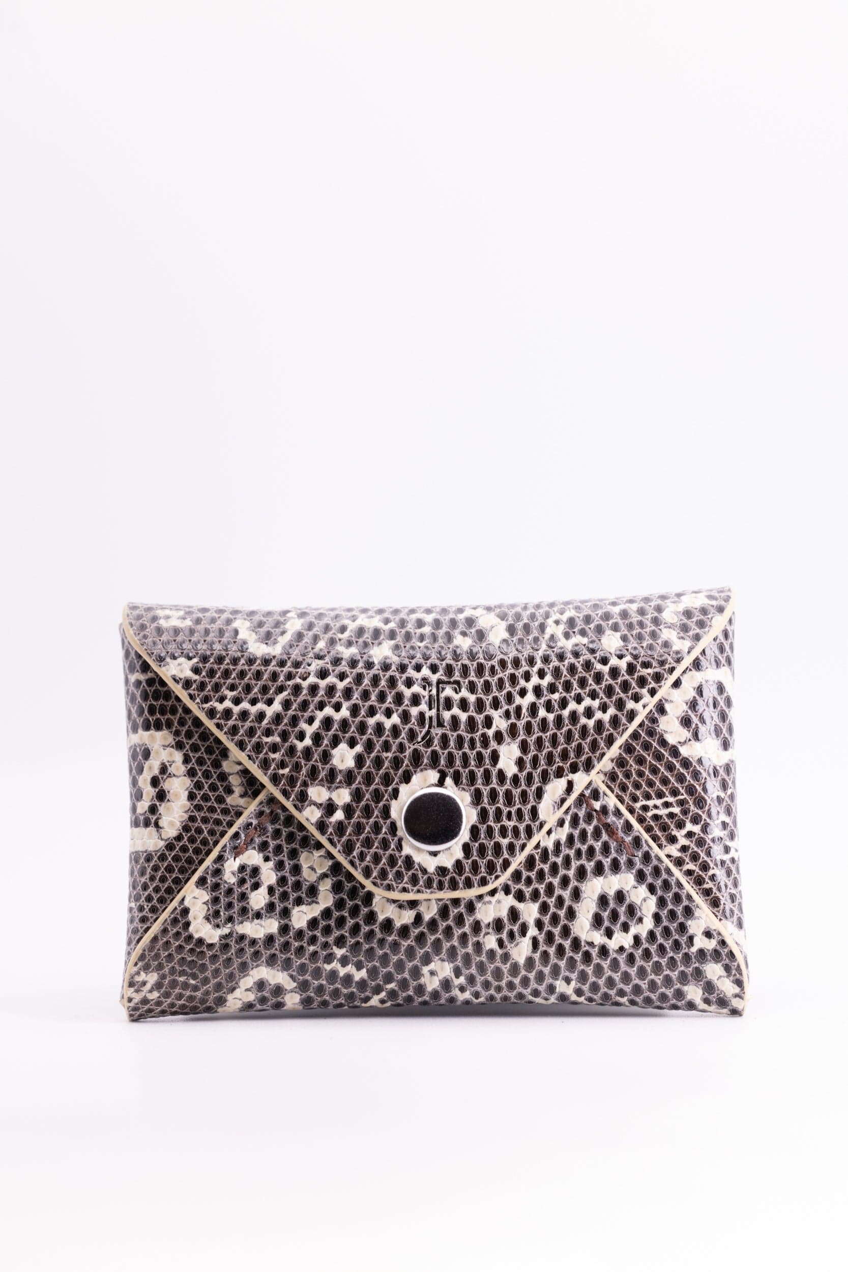 The Kenneth Envelope Card Wallet - Natural Ring Lizard