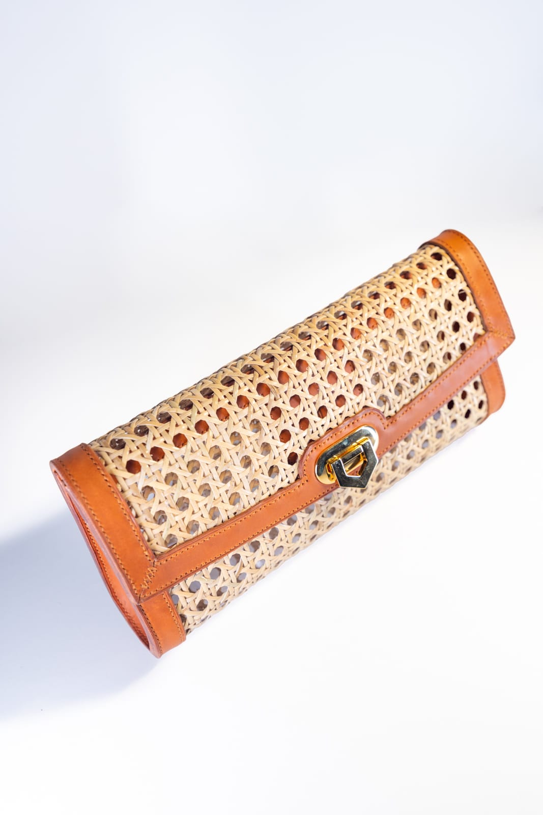SAMPLE - The Clarendon Clutch - Rattan