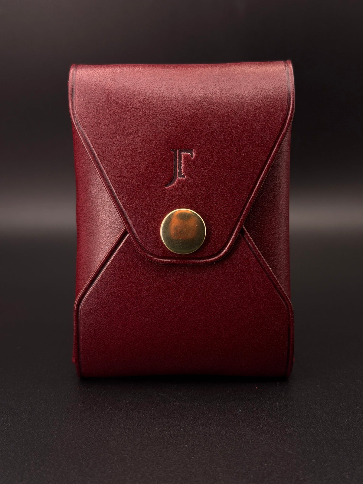 The Vert Wallet - Burgundy Smooth Cowhide