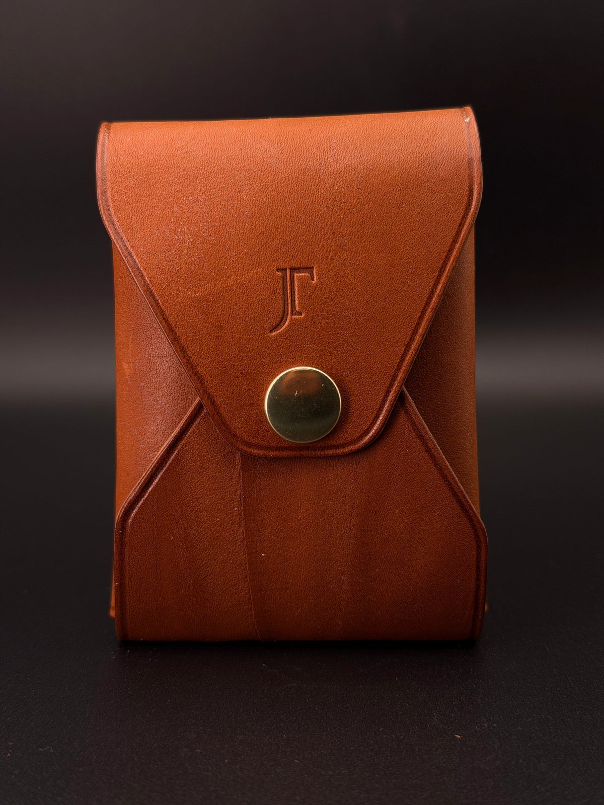 The Vert Wallet - Gold Barenia Calfskin