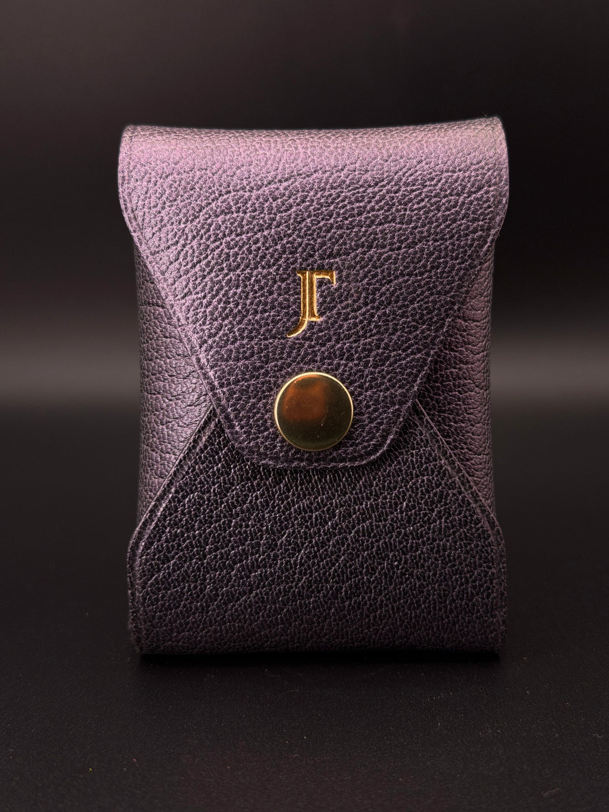 The Vert Wallet - Iridescent Scarabee French Goatskin