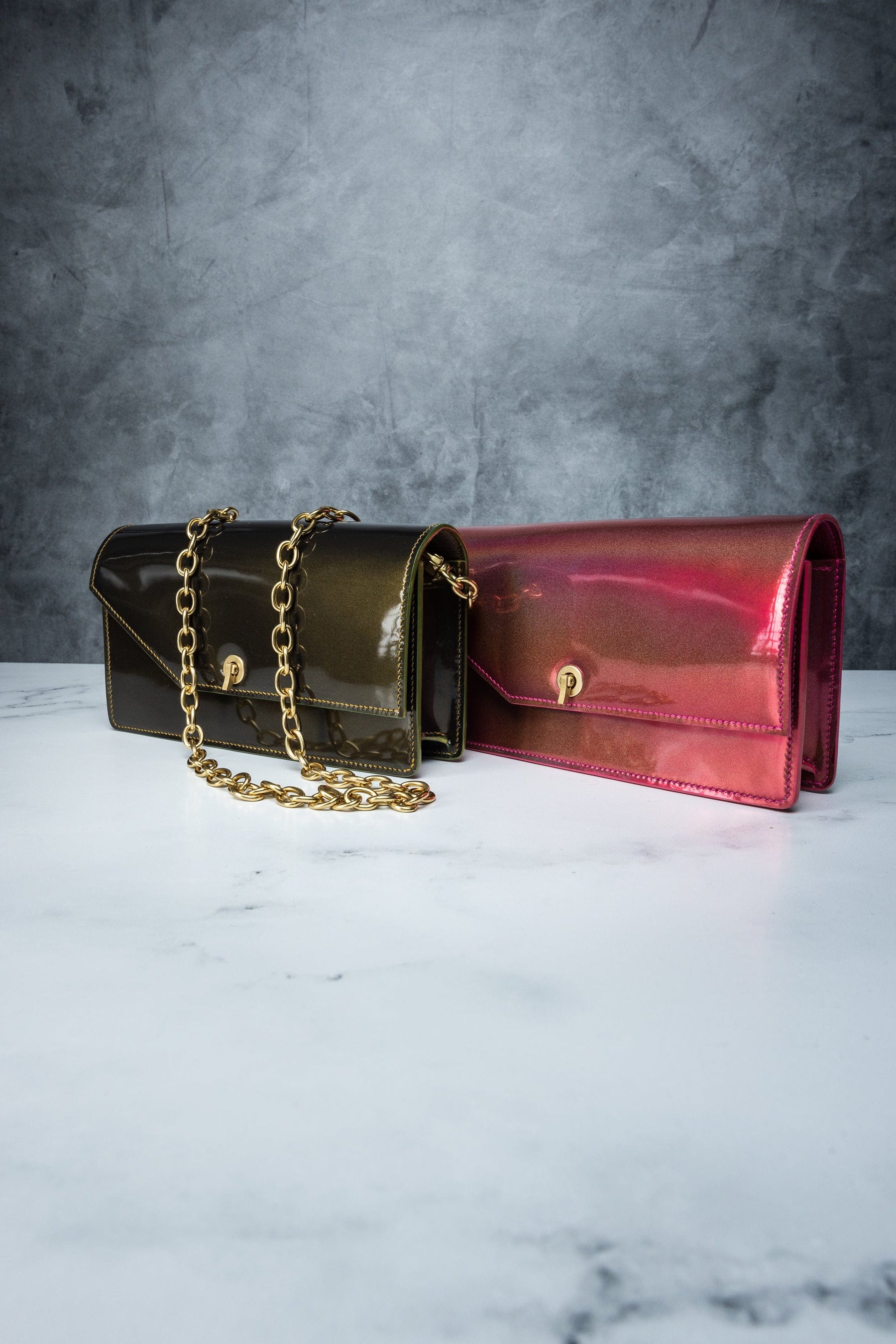 Tamagini Leather The Copley Clutch - Tuscania Nero | Tamagini Leather