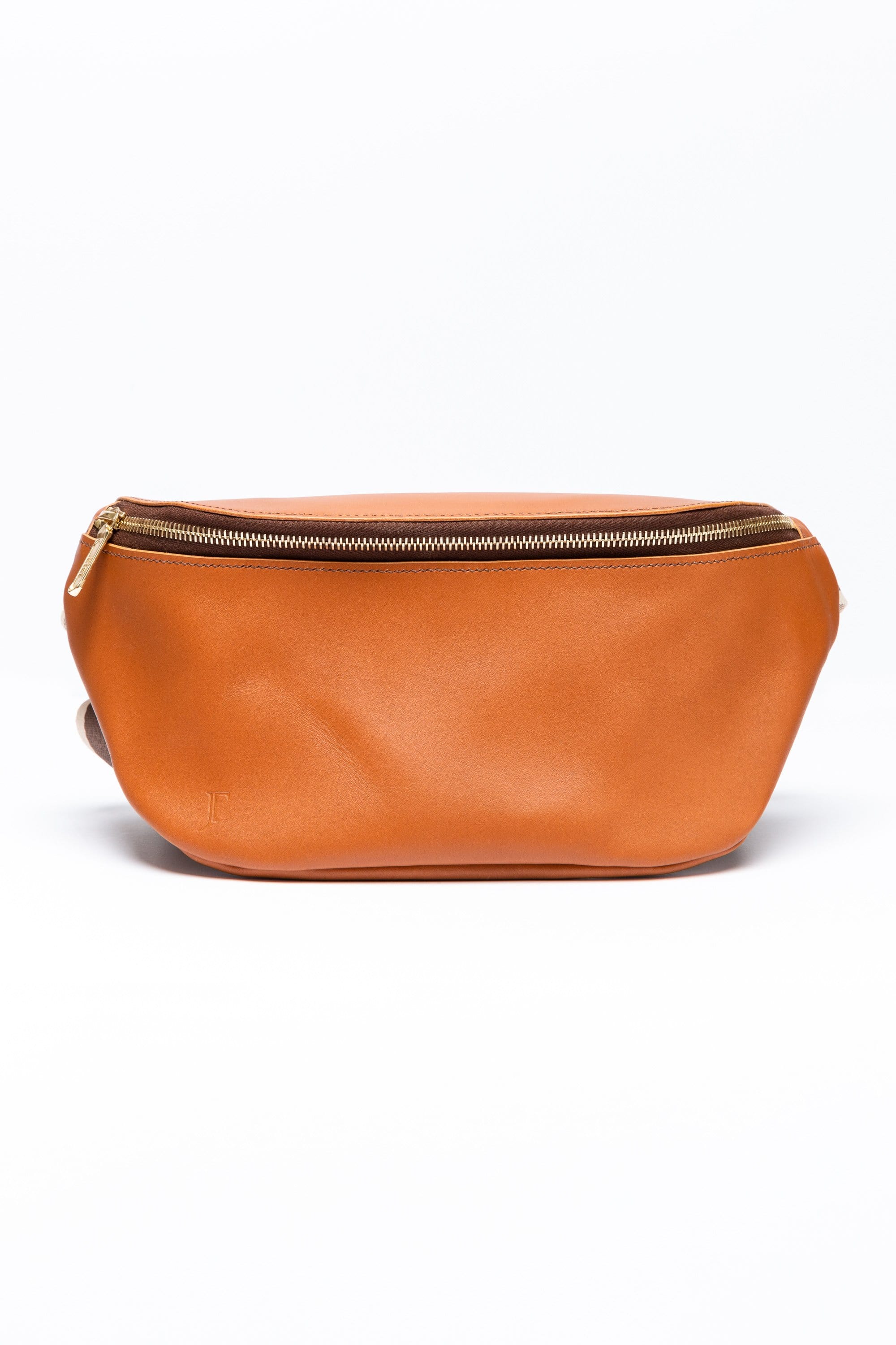 Fort Point Fanny Pack in Cognac Vachetta Calfskin | Tamagini Leather