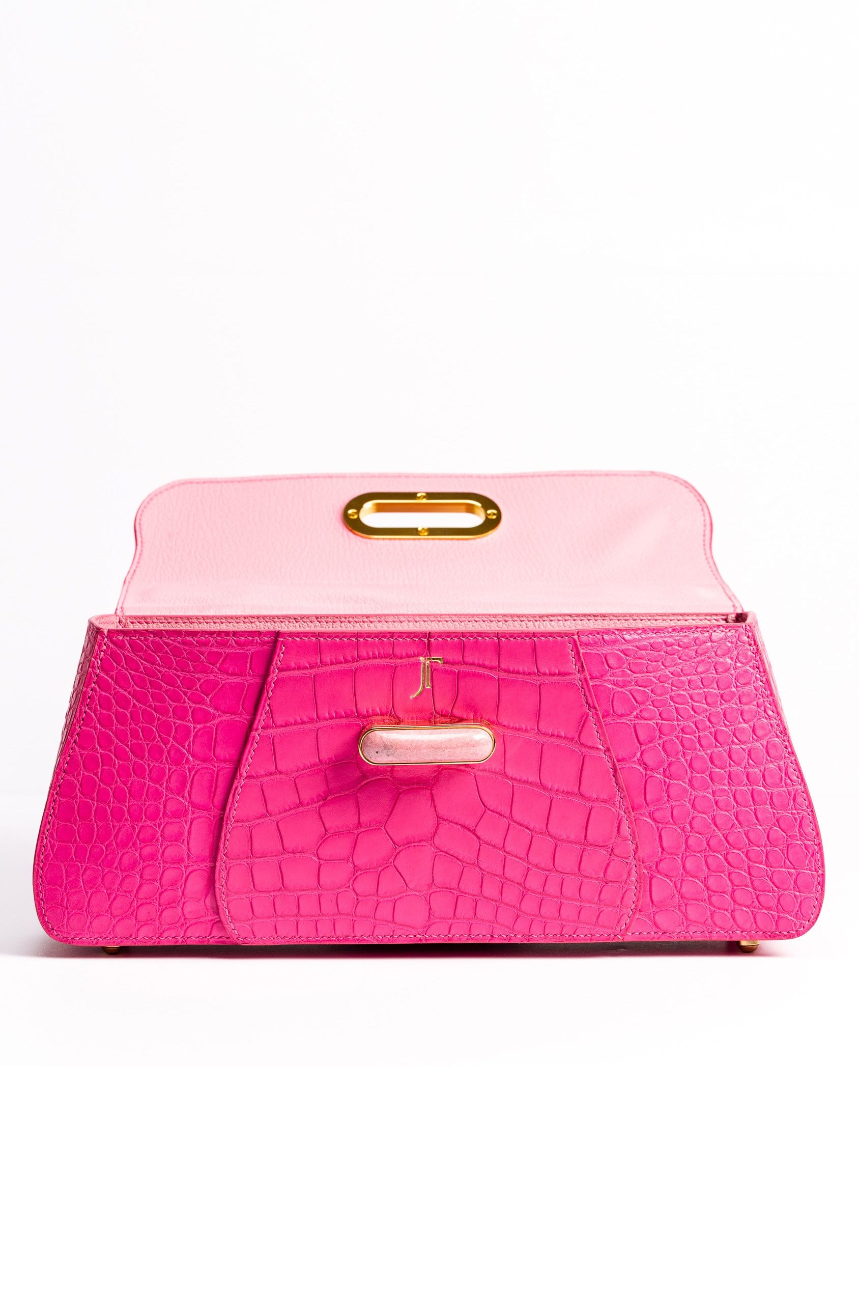 Tamagini Leather The  Symphony Bag - Hot Pink American Alligator | Tamagini Leather